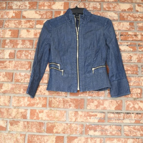 WHITE House Black Market Jacket - Picture 2 of 4